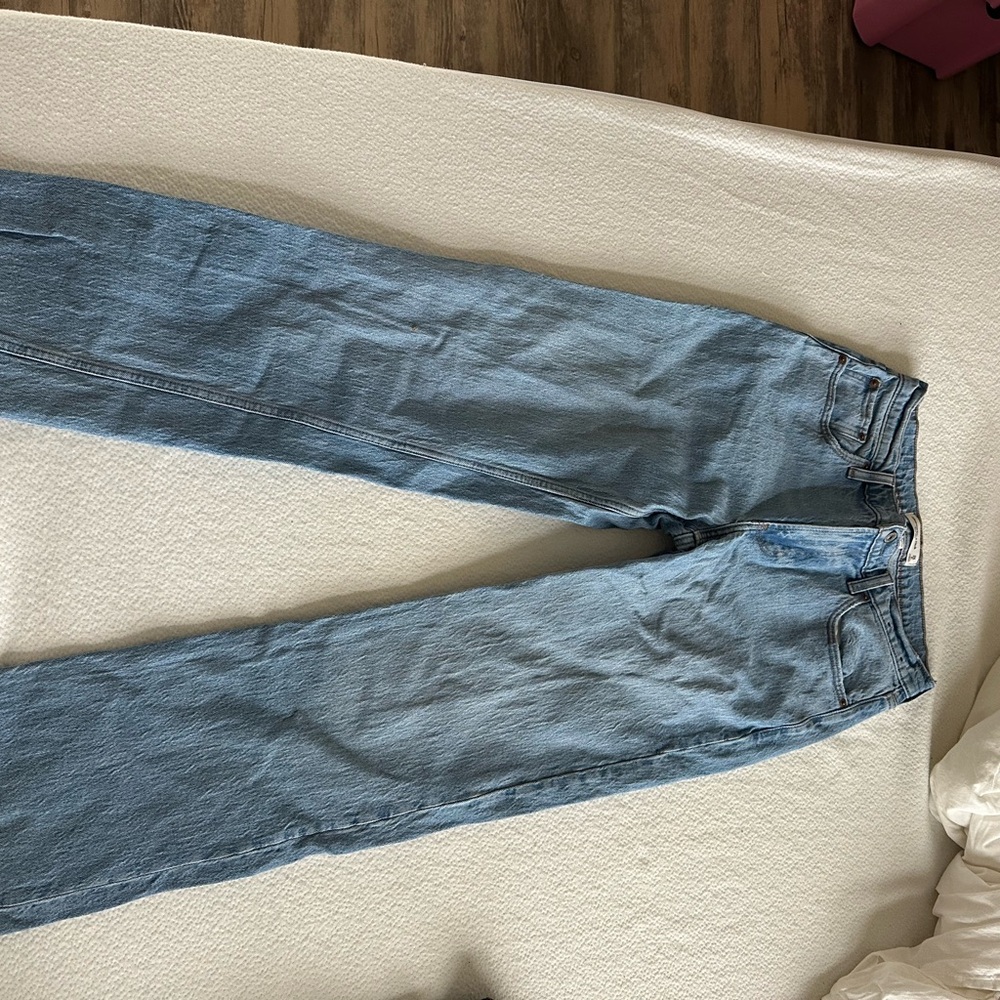 Abercrombie & Fitch Blue Straight Leg Jeans